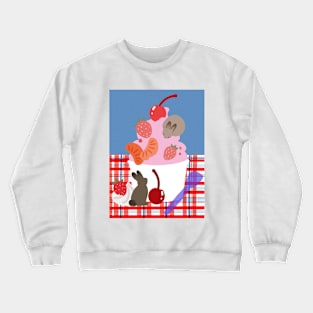 Bunny Summer Ice-Cream Crewneck Sweatshirt